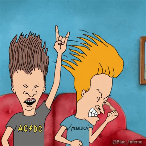 beavis and butthead headbang|More.